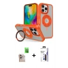 MARSİLYAN™- iPhone 16 Pro Max Kılıf Nova Minimal Serisi - Siyah Bilvis 3X AR Hayalet Cam Ekran Koruyucu + Raze Metal Kamera Lens - NLGY