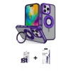MARSİLYAN™- iPhone 16 Pro Max Kılıf Nova Minimal Serisi - Siyah Bilvis 3X AR HD Cam Ekran Koruyucu + Bilvis Titan Kamera Lens - TMGI