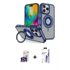 MARSİLYAN™- iPhone 16 Pro Max Kılıf Nova Minimal Serisi - Siyah Bilvis 3X AR HD Cam Ekran Koruyucu + Bilvis Titan Kamera Lens - TMGI