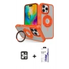 MARSİLYAN™- iPhone 16 Pro Max Kılıf Nova Minimal Serisi - Siyah Bilvis 3X AR HD Cam Ekran Koruyucu + PVD Metal Kamera Lens - GS