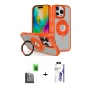 MARSİLYAN™- iPhone 16 Pro Max Kılıf Nova Minimal Serisi - Siyah Bilvis 3X AR HD Cam Ekran Koruyucu + Raze Metal Kamera Lens - SH