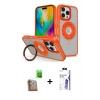 MARSİLYAN™- iPhone 16 Pro Max Kılıf Nova Minimal Serisi - Siyah Bilvis 3X AR HD Cam Ekran Koruyucu + Raze Metal Kamera Lens - CLTM