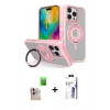 MARSİLYAN™- iPhone 16 Pro Max Kılıf Nova Minimal Serisi - Siyah Bilvis 3X AR HD Cam Ekran Koruyucu + Raze Metal Kamera Lens - NLGY