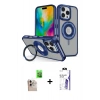 MARSİLYAN™- iPhone 16 Pro Max Kılıf Nova Minimal Serisi - Siyah Bilvis 3X AR HD Cam Ekran Koruyucu + Raze Metal Kamera Lens - NLGY