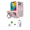MARSİLYAN™- iPhone 16 Pro Max Kılıf Nova Minimal Serisi - Siyah Bilvis 3X AR HD Cam Ekran Koruyucu + Raze Metal Kamera Lens - BZ