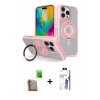 MARSİLYAN™- iPhone 16 Pro Max Kılıf Nova Minimal Serisi - Siyah Bilvis 3X AR HD Cam Ekran Koruyucu + Raze Metal Kamera Lens - CLTM