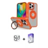 MARSİLYAN™- iPhone 16 Pro Max Kılıf Nova Minimal Serisi - Siyah Bilvis 5in1 3D Magic Cam Ekran Koruyucu + Gümüş Pers Alüminyum Kamera Lens