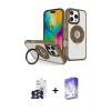 MARSİLYAN™- iPhone 16 Pro Max Kılıf Nova Minimal Serisi - Siyah Bilvis 5in1 3D Magic Cam Ekran Koruyucu + Bilvis Titan Kamera Lens - GS