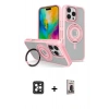 MARSİLYAN™- iPhone 16 Pro Max Kılıf Nova Minimal Serisi - Siyah Bilvis Hayalet Cam Ekran Koruyucu + PVD Metal Kamera Lens - SH