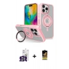 MARSİLYAN™- iPhone 16 Pro Max Kılıf Nova Minimal Serisi - Siyah Buffer Cam Ekran Koruyucu + Bilvis Titan Kamera Lens - GS