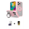 MARSİLYAN™- iPhone 16 Pro Max Kılıf Nova Minimal Serisi - Siyah Buffer Cam Ekran Koruyucu + Bilvis Titan Kamera Lens - TMGI
