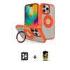 MARSİLYAN™- iPhone 16 Pro Max Kılıf Nova Minimal Serisi - Siyah Buffer Cam Ekran Koruyucu + PVD Metal Kamera Lens - SH