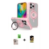 MARSİLYAN™- iPhone 16 Pro Max Kılıf Nova Minimal Serisi - Siyah Buffer Cam Ekran Koruyucu + Raze Metal Kamera Lens - NLGY