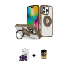 MARSİLYAN™- iPhone 16 Pro Max Kılıf Nova Minimal Serisi - Siyah Buffer Cam Ekran Koruyucu + Bilvis Titan Kamera Lens - SH