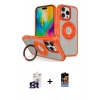 MARSİLYAN™- iPhone 16 Pro Max Kılıf Nova Minimal Serisi - Siyah Buffer Hayalet Cam Ekran Koruyucu + Bilvis Titan Kamera Lens - TMGI