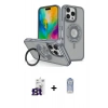 MARSİLYAN™- iPhone 16 Pro Max Kılıf Nova Minimal Serisi - Siyah Joko Magic 5D Cam + Bilvis Titan Kamera Lens - TMGI