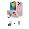 MARSİLYAN™- iPhone 16 Pro Max Kılıf Nova Minimal Serisi - Siyah Joko Magic 5D Cam + Bilvis Titan Kamera Lens - GS