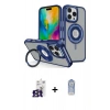 MARSİLYAN™- iPhone 16 Pro Max Kılıf Nova Minimal Serisi - Siyah Joko Magic 5D Cam + Bilvis Titan Kamera Lens - TMGI