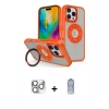 MARSİLYAN™- iPhone 16 Pro Max Kılıf Nova Minimal Serisi - Siyah Joko Magic 5D Cam + Pers Alüminyum Kamera Lens - GS