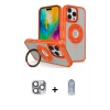 MARSİLYAN™- iPhone 16 Pro Max Kılıf Nova Minimal Serisi - Siyah Joko Magic 5D Cam + Pers Alüminyum Kamera Lens - GI