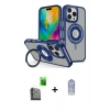 MARSİLYAN™- iPhone 16 Pro Max Kılıf Nova Minimal Serisi - Siyah Joko Magic 5D Cam + Raze Metal Kamera Lens - SH