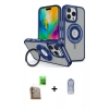 MARSİLYAN™- iPhone 16 Pro Max Kılıf Nova Minimal Serisi - Siyah Joko Magic 5D Cam + Raze Metal Kamera Lens - CLTM