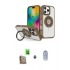 MARSİLYAN™- iPhone 16 Pro Max Kılıf Nova Minimal Serisi - Siyah Joko Magic 5D Cam + Raze Metal Kamera Lens - CLTM