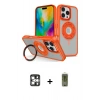 MARSİLYAN™- iPhone 16 Pro Max Kılıf Nova Minimal Serisi - Siyah Joko Magic 5D Hayalet Cam + Gümüş PVD Metal Kamera Lens