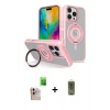 MARSİLYAN™- iPhone 16 Pro Max Kılıf Nova Minimal Serisi - Siyah Joko Magic 5D Hayalet Cam + Raze Metal Kamera Lens - NLGY