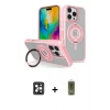 MARSİLYAN™- iPhone 16 Pro Max Kılıf Nova Minimal Serisi - Siyah Joko Magic 5D Hayalet Cam + PVD Metal Kamera Lens - SH