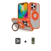 MARSİLYAN™- iPhone 16 Pro Max Kılıf Nova Minimal Serisi - Siyah Joko Magic 5D Hayalet Cam + PVD Metal Kamera Lens - SH