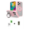 MARSİLYAN™- iPhone 16 Pro Max Kılıf Nova Minimal Serisi - Siyah Joko Magic 5D Hayalet Cam + Raze Metal Kamera Lens - BZ