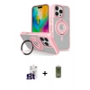MARSİLYAN™- iPhone 16 Pro Max Kılıf Nova Minimal Serisi - Siyah Joko Magic 5D Hayalet Cam + Bilvis Titan Kamera Lens - TMGI