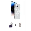 MARSİLYAN™- iPhone 16 Pro Max Kılıf Nova Modern Prime - Siyah Bilvis 3D Cam Ekran Koruyucu + Bilvis Titan Kamera Lens - TMGI