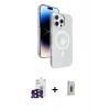 MARSİLYAN™- iPhone 16 Pro Max Kılıf Nova Modern Prime - Siyah Bilvis 3D Cam Ekran Koruyucu + Bilvis Titan Kamera Lens - SH