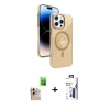 MARSİLYAN™- iPhone 16 Pro Max Kılıf Nova Modern Prime - Siyah Bilvis 3X AR Hayalet Cam Ekran Koruyucu + Raze Metal Kamera Lens - NLGY