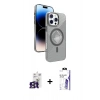 MARSİLYAN™- iPhone 16 Pro Max Kılıf Nova Modern Prime - Siyah Bilvis 3X AR HD Cam Ekran Koruyucu + Bilvis Titan Kamera Lens - TMGI