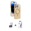 MARSİLYAN™- iPhone 16 Pro Max Kılıf Nova Modern Prime - Siyah Bilvis 3X AR HD Cam Ekran Koruyucu + Bilvis Titan Kamera Lens - TMGI