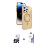MARSİLYAN™- iPhone 16 Pro Max Kılıf Nova Modern Prime - Siyah Bilvis 3X AR HD Cam Ekran Koruyucu + Bilvis Titan Kamera Lens - GS