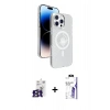 MARSİLYAN™- iPhone 16 Pro Max Kılıf Nova Modern Prime - Siyah Bilvis 3X AR HD Cam Ekran Koruyucu + Bilvis Titan Kamera Lens - TMGI