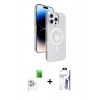 MARSİLYAN™- iPhone 16 Pro Max Kılıf Nova Modern Prime - Siyah Bilvis 3X AR HD Cam Ekran Koruyucu + Raze Metal Kamera Lens - BZ