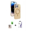 MARSİLYAN™- iPhone 16 Pro Max Kılıf Nova Modern Prime - Siyah Bilvis 3X AR HD Cam Ekran Koruyucu + Raze Metal Kamera Lens - NLGY