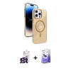 MARSİLYAN™- iPhone 16 Pro Max Kılıf Nova Modern Prime - Siyah Bilvis 5in1 5D Magic Hayalet Cam Ekran Koruyucu + Bilvis Titan Kamera Lens - GS