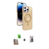 MARSİLYAN™- iPhone 16 Pro Max Kılıf Nova Modern Prime - Siyah Bilvis Hayalet Cam Ekran Koruyucu + Raze Metal Kamera Lens - CLTM