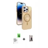 MARSİLYAN™- iPhone 16 Pro Max Kılıf Nova Modern Prime - Siyah Bilvis Hayalet Cam Ekran Koruyucu + Raze Metal Kamera Lens - BZ