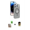 MARSİLYAN™- iPhone 16 Pro Max Kılıf Nova Modern Prime - Siyah Buffer Cam Ekran Koruyucu + Raze Metal Kamera Lens - CLTM