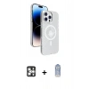 MARSİLYAN™- iPhone 16 Pro Max Kılıf Nova Modern Prime - Siyah Joko Magic 5D Cam + PVD Metal Kamera Lens - GS