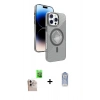MARSİLYAN™- iPhone 16 Pro Max Kılıf Nova Modern Prime - Siyah Joko Magic 5D Cam + Raze Metal Kamera Lens - NLGY