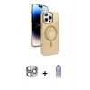 MARSİLYAN™- iPhone 16 Pro Max Kılıf Nova Modern Prime - Siyah Joko Magic 5D Cam + Pers Alüminyum Kamera Lens - GI