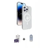 MARSİLYAN™- iPhone 16 Pro Max Kılıf Nova Modern Prime - Siyah Joko Magic 5D Cam + Titanyum Gri Bilvis Titan Kamera Lens